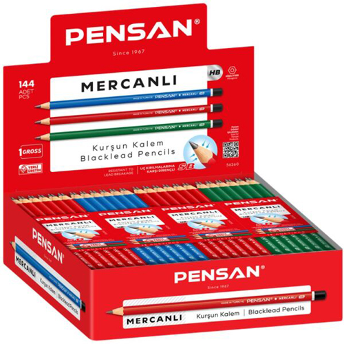 PENSAN MERCANLI KURŞUN KALEM PK:144'LÜ