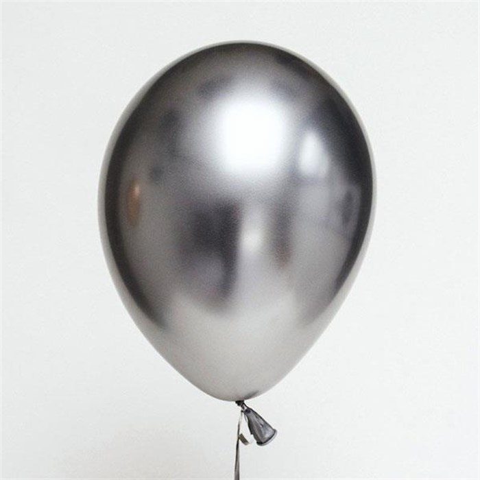 12" ECO METALİK BALON 100LÜ -GÜMÜŞ-